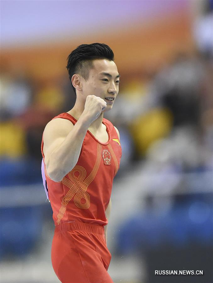 Спортивная гимнастика -- Кубок мира 2019, этап в Катаре: Цзоу Цзинъюань завовевал золото в упражнениях на брусьях 