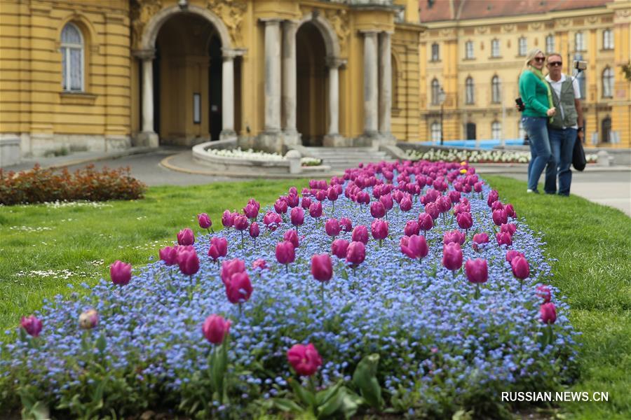 В столице Хорватии весна