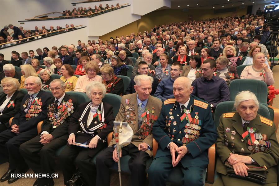 Праздничный концерт, посвященный 74-й годовщине Победы в Великой Отечественной войне, прошел в Минске