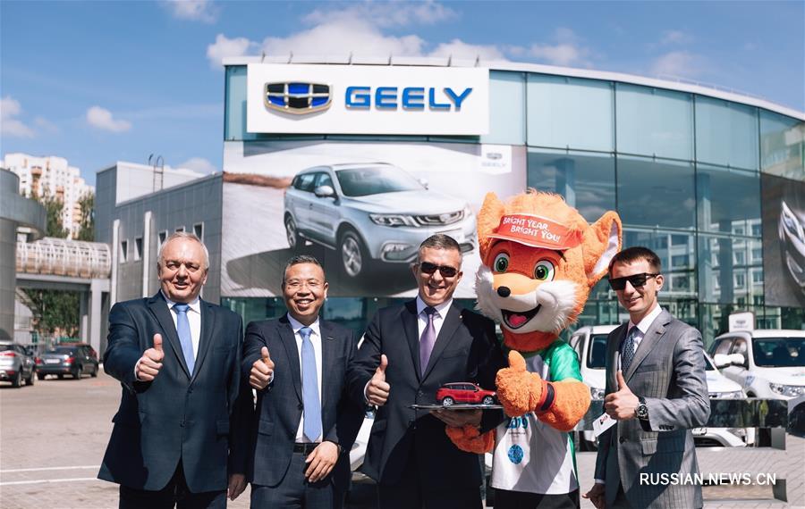 Автомобили Geely Atlas пополнили автопарк II Европейских игр 2019 года 