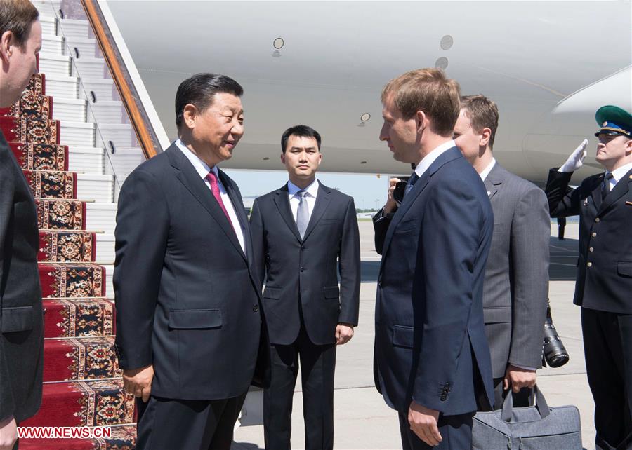 Председатель КНР Си Цзиньпин прибыл в Москву с государственным визитом в РФ 
