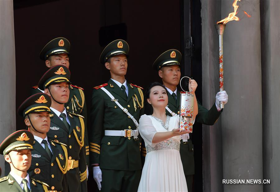 В Наньчане зажгли огонь 7-х Всемирных военных игр 