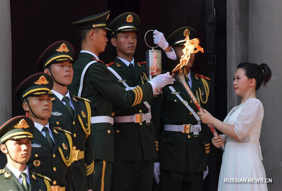 В Наньчане зажгли огонь 7-х Всемирных военных игр 