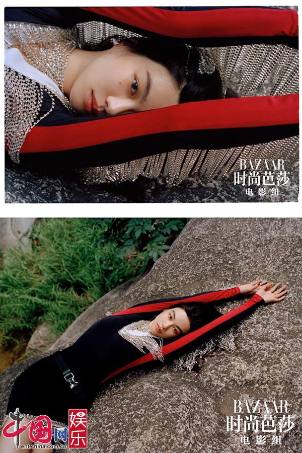 Красавица Ли Маньсюань снялась для обложки журнала