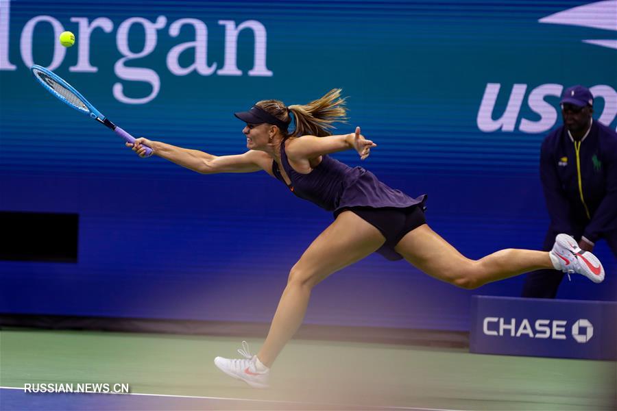 Американка Серена Уильямс в понедельник в первом круге Открытого чемпионата США по теннису обыграла россиянку Марию Шарапову со счетом 2:0. 