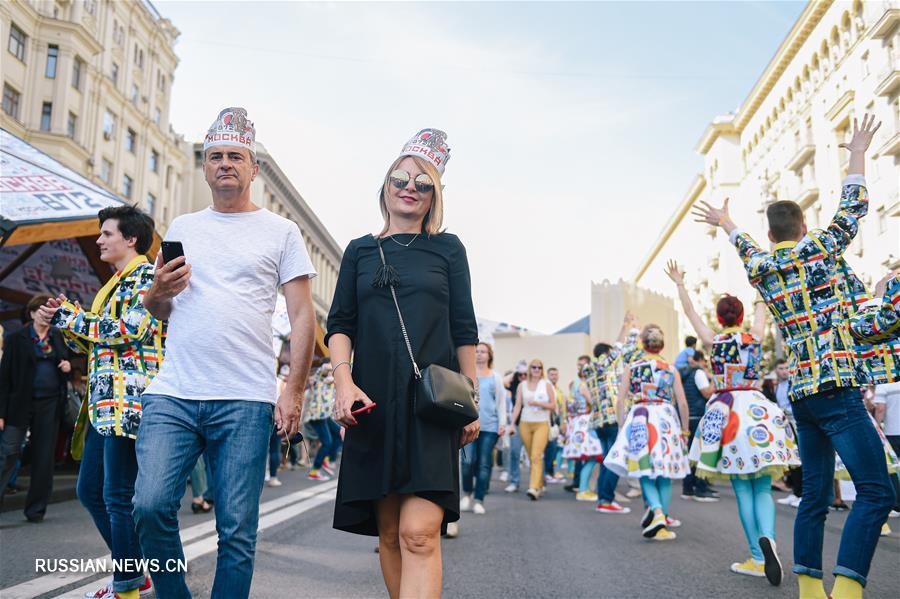 Москвичи отпраздновали День города