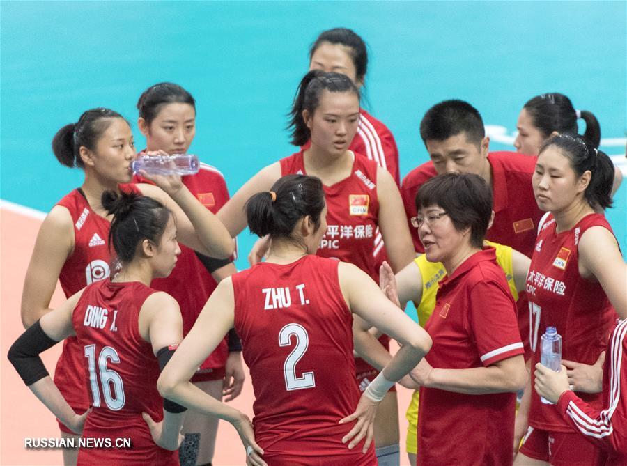 Кубок мира по волейболу среди женщин: китайская команда обыграла команду РК 
