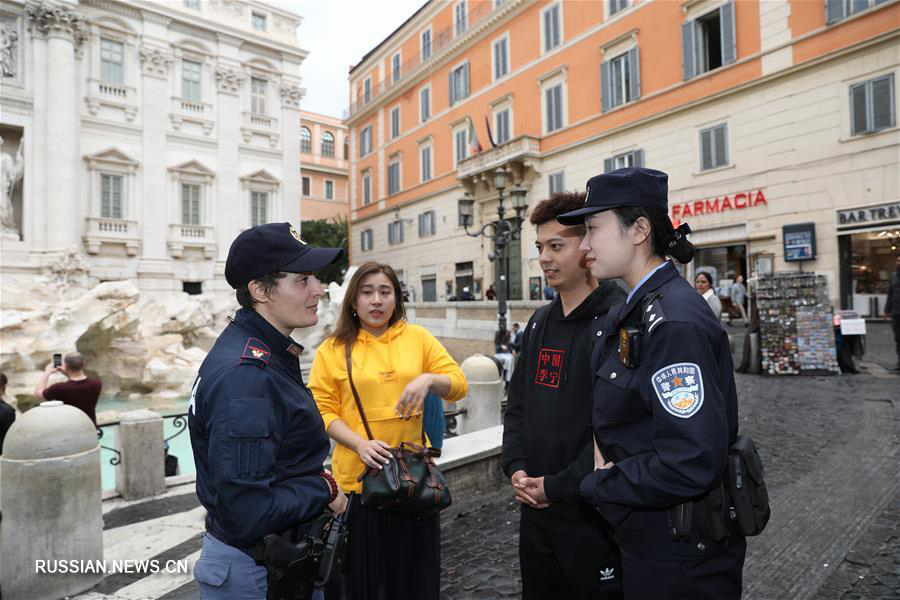 Четвертое совместное полицейское патрулирование Китая и Италии стартовало в Риме 