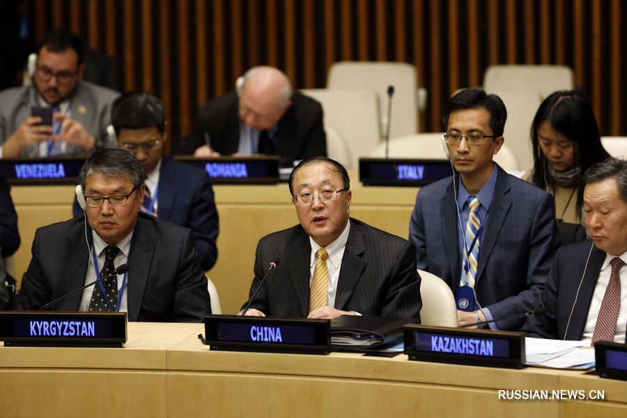 Китайский представитель призвал укрепить сотрудничество ШОС и ООН в борьбе против "трех сил зла"