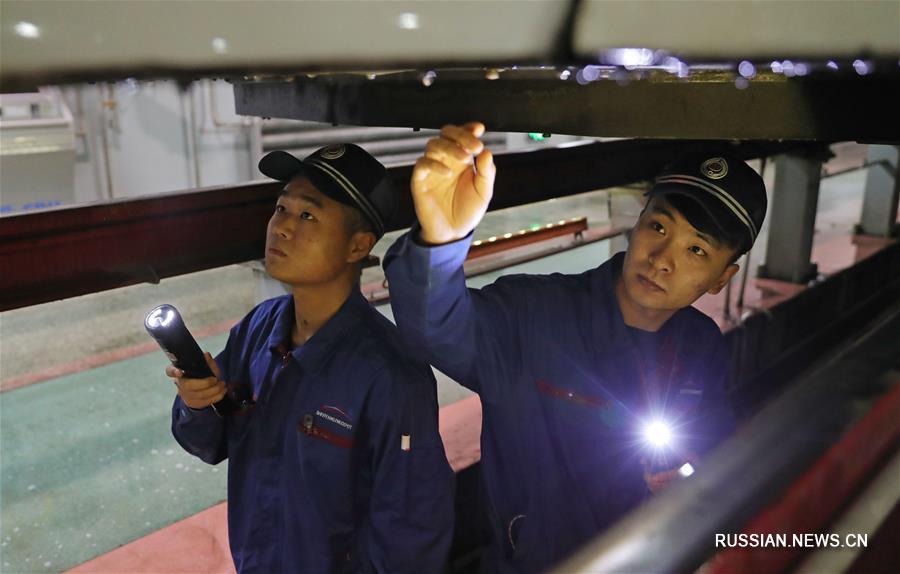 Подготовка высокоскоростных поездов Шэньяна к "чуньюню" 2020