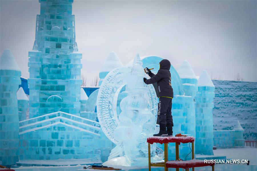 Завершился 34-й Харбинский международный конкурс ледяных скульптур 