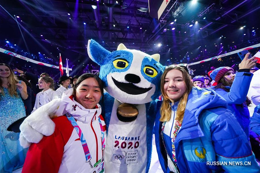 В Лозанне состоялась церемония открытия третьих зимних юношеских Олимпийских 