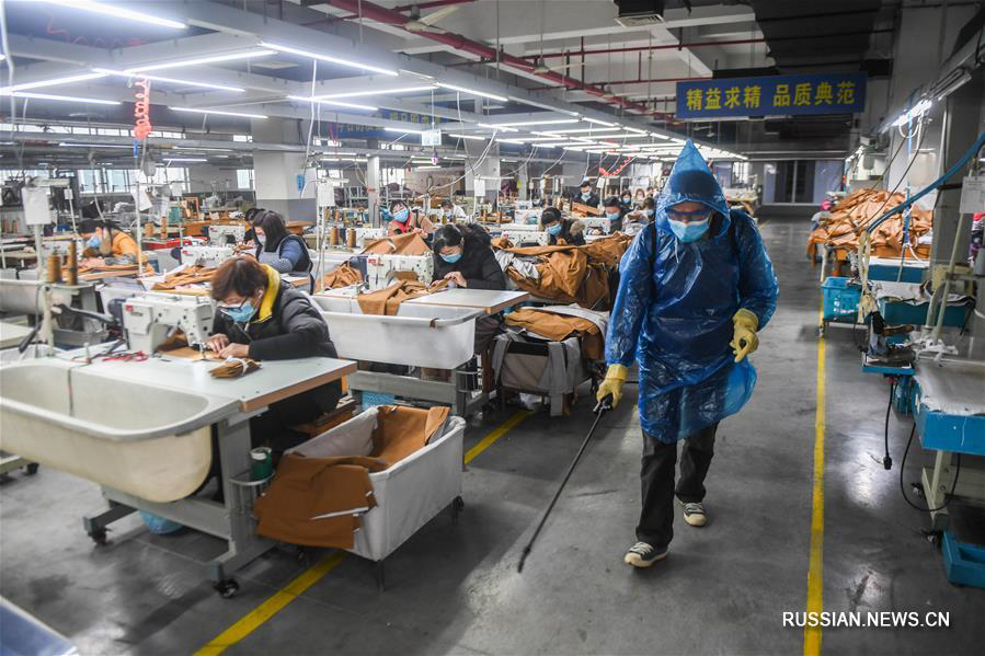 Многие предприятия в провинции Чжэцзян возобновили работу 