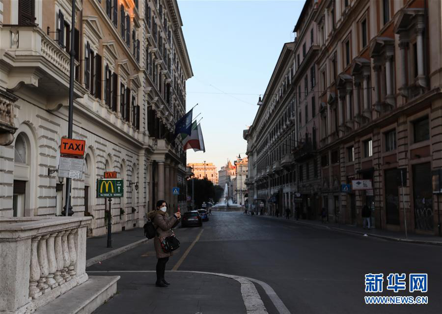 Пустой Рим во власти эпидемии COVID-19