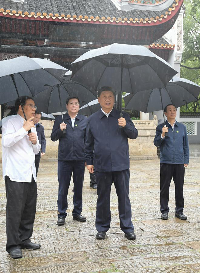 Си Цзиньпин посетил с инспекцией город Чанша 