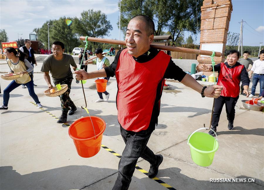 Здоровье нации -- Крестьянские спортивно-развлекательные игры в деревне Юхао