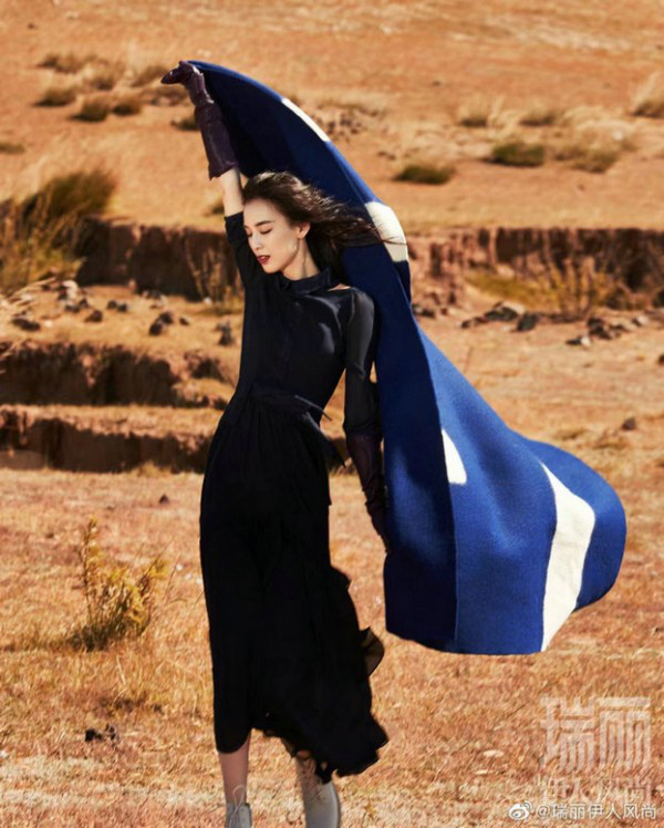 Хуан Шэнъи попала на обложку модного журнала