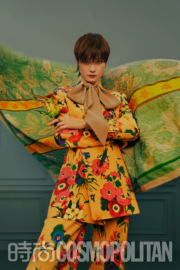 Ли Юйчунь на обложке модного журнала