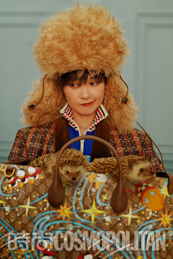 Ли Юйчунь на обложке модного журнала