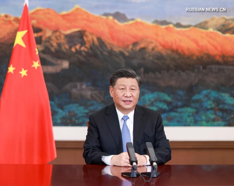 Си Цзиньпин выступает на церемонии открытия ЭКСПО Китай-АСЕАН