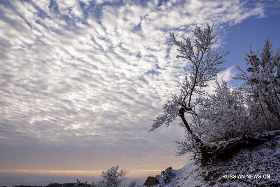 Снежная сказка в уезде Хошань 