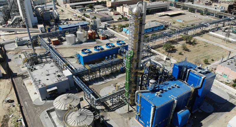 Установка метанола проекта ПВХ-комплекса "Узбекистан Навоиязот" была введена в эксплуатацию