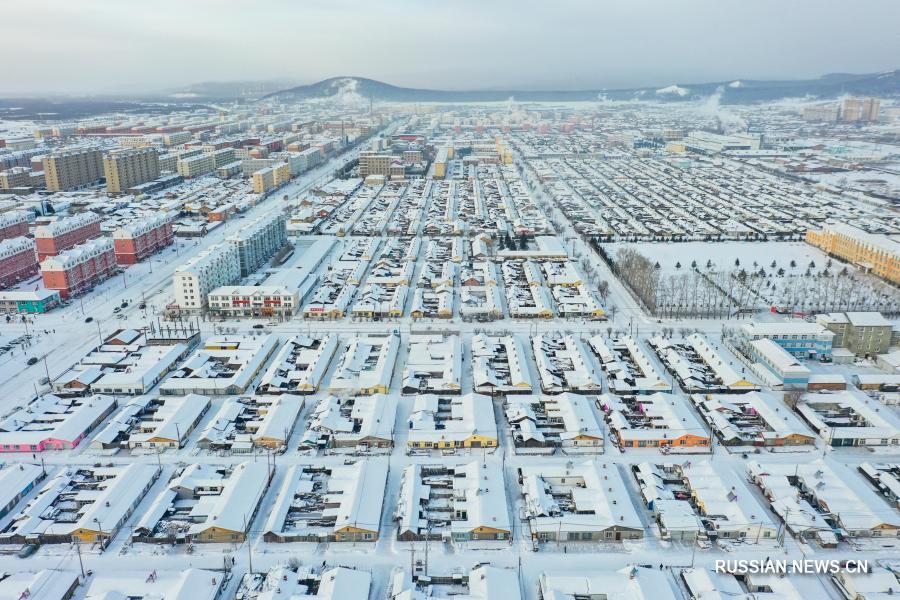 Заснеженные просторы “китайского полюса холода” 