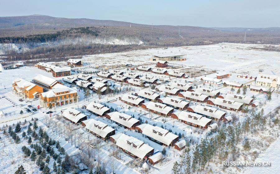 Заснеженные просторы “китайского полюса холода” 