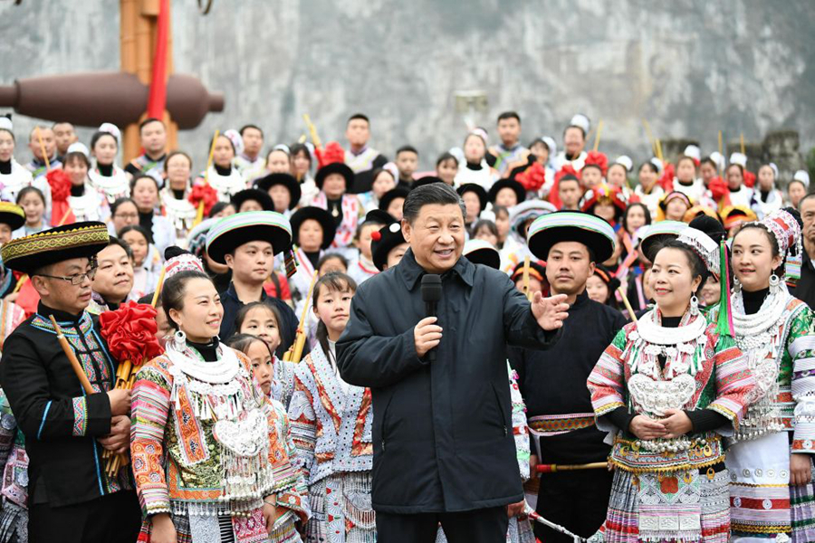 Си Цзиньпин в преддверии праздника Весны инспектирует провинцию Гуйчжоу