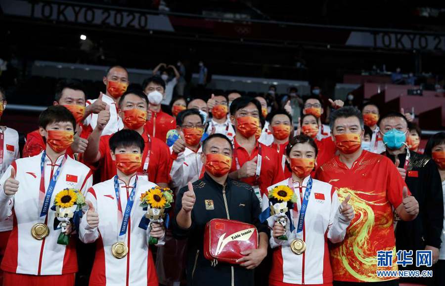Китай выиграл "золото" в женских командных соревнованиях по настольному теннису на четвертой Олимпиаде подряд