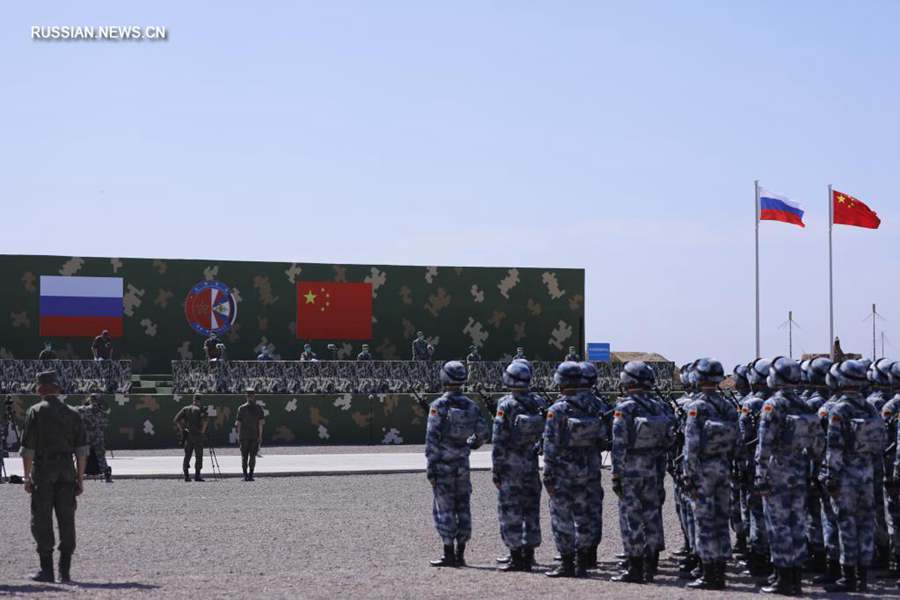 Официально начались китайско-российские совместные военные учения "Запад/Взаимодействие-2021" 