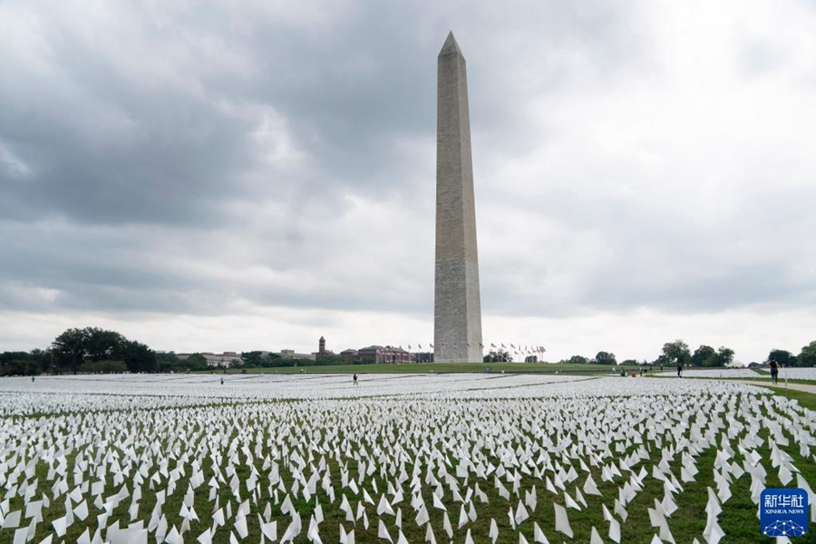 Вашингтон: 660 тыс. белых знамен в память погибших от COVID-19