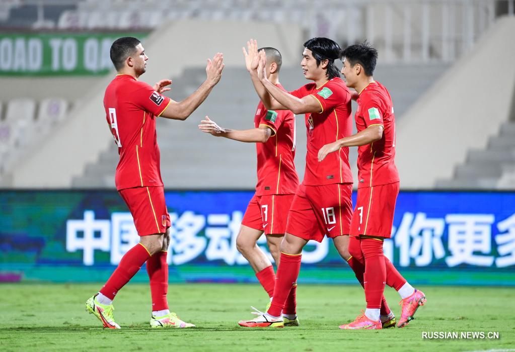Китай обыграл сборную Вьетнама в отборочном турнире чемпионата мира по футболу-2022 в Азии