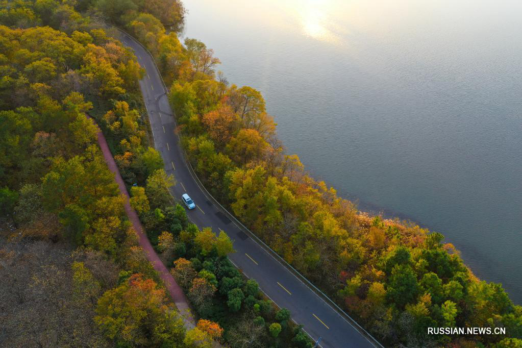 Ноябрьские красоты озера Тяньцюаньху