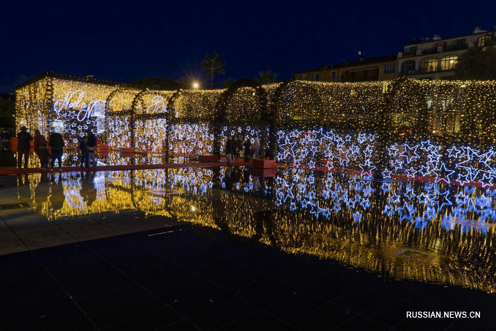Рождественские иллюминации в Ницце