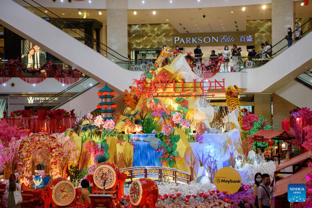 В Малайзии открылся павильон Paper Art Garden по случаю Нового года по лунному календарю