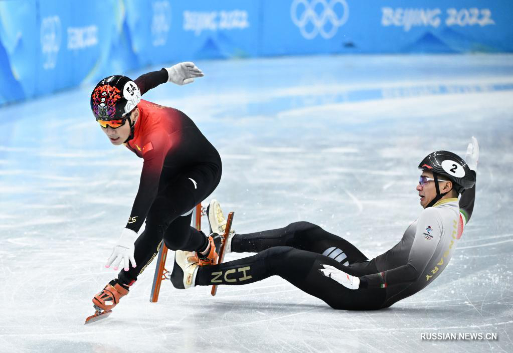 Китаец Жэнь Цзывэй стал олимпийским чемпионом по шорт-треку на дистанции 1000 м