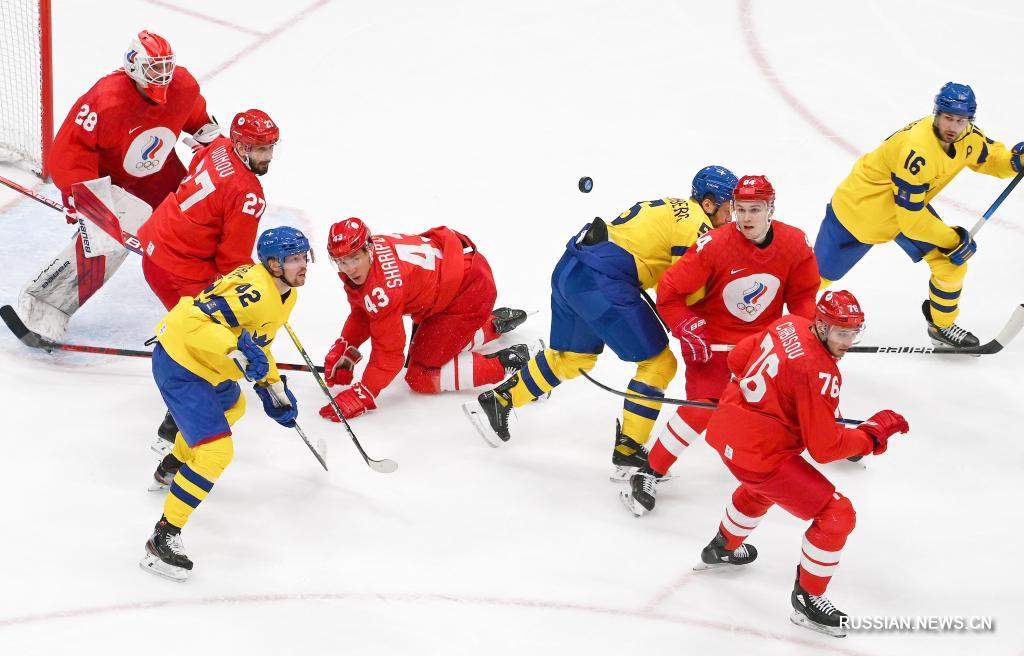 Сборная ОКР по хоккею обыграла шведов и сыграет с командой Финляндии в финале