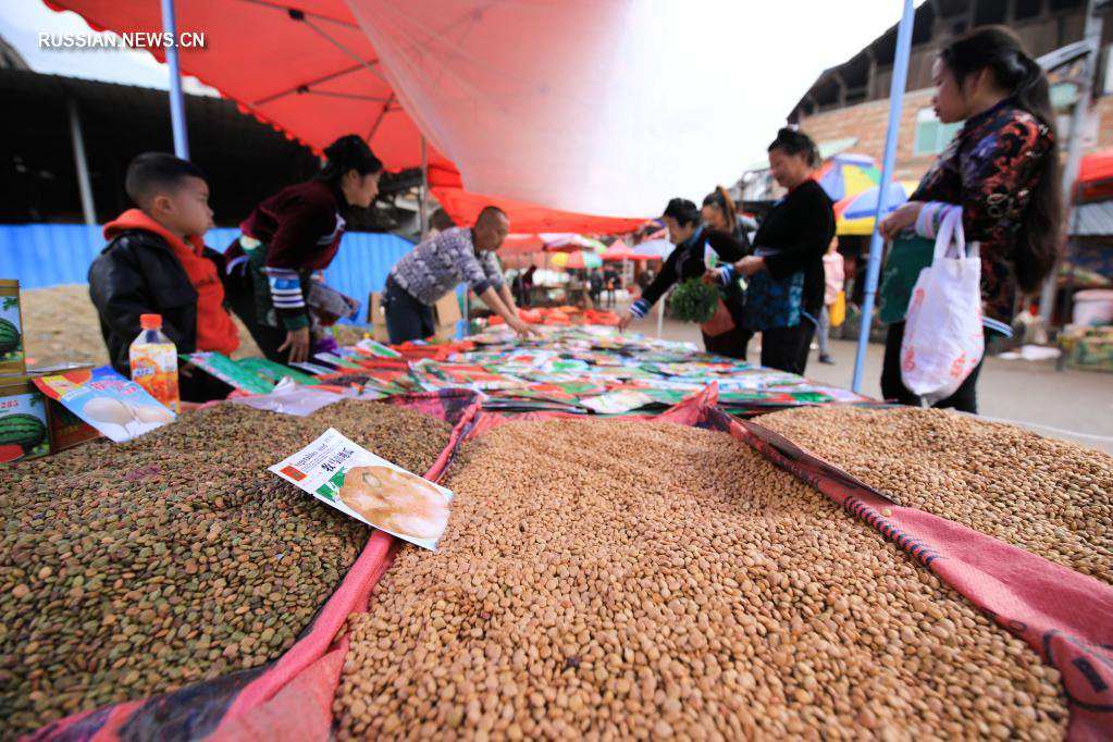 Оживились различные рынки на территории Китая в весенний сезон