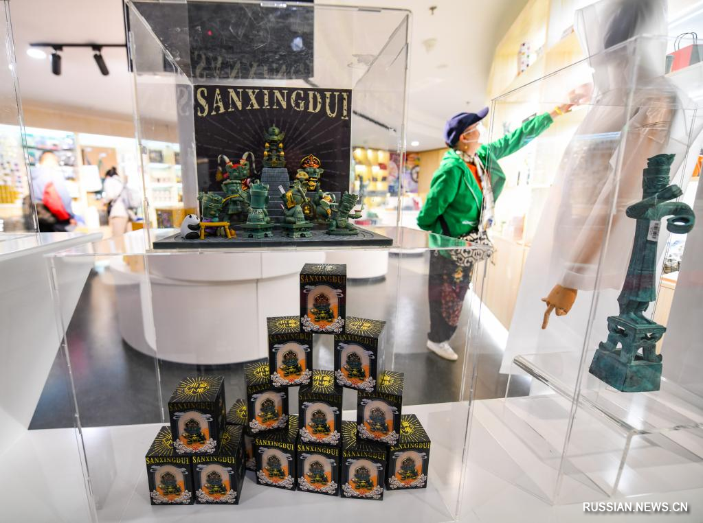 Бум продажи культурных продуктов в музее Саньсиндуй