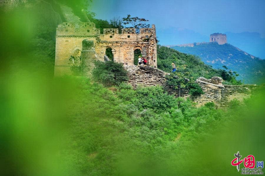 Летние пейзажи на участке Великой китайской стены Цзиньшаньлин