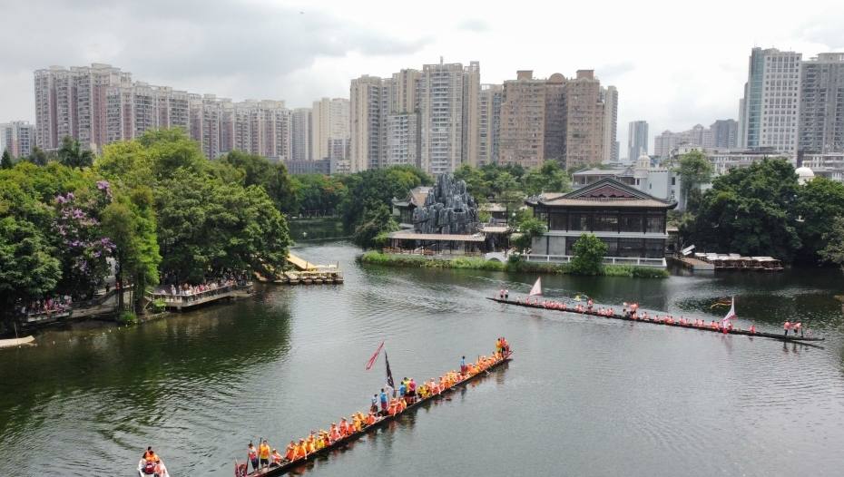 «5 мая – Барабаны и лодки-драконы» - праздник Дуаньу в районе Ливань города Гуанчжоу