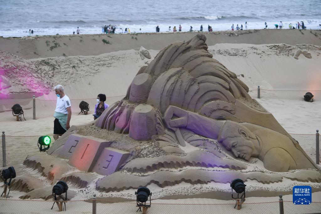 В пров.Чжэцзян открылся Международный фестиваль песчаных скульптур