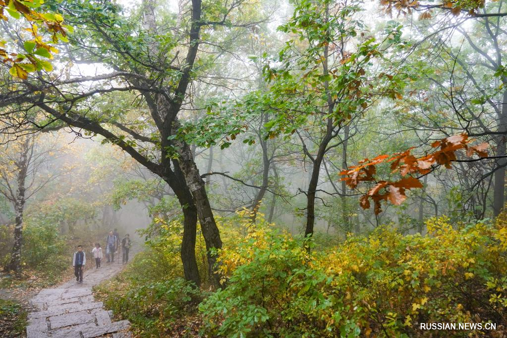 Пекин: осенние пейзажи в горах Байхуашань