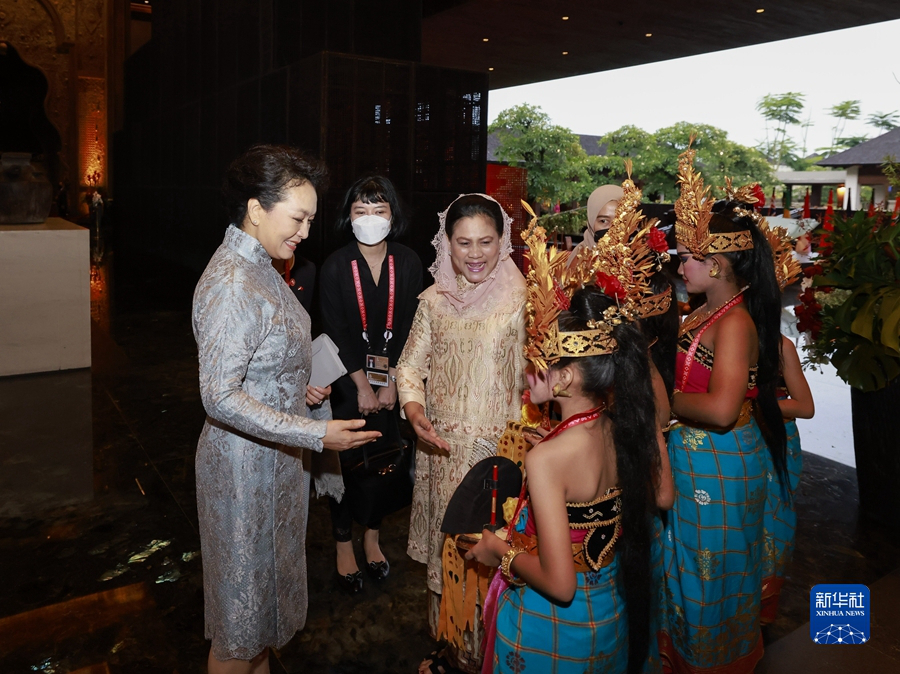 Пэн Лиюань встретилась с супругой президента Индонезии