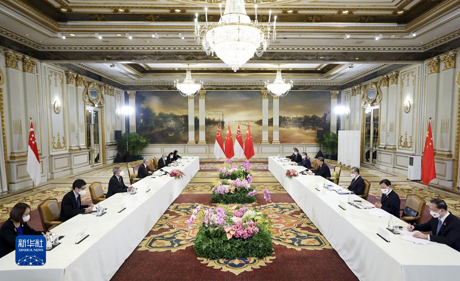 Си Цзиньпин призвал к высококачественному сотрудничеству между Китаем и Сингапуром