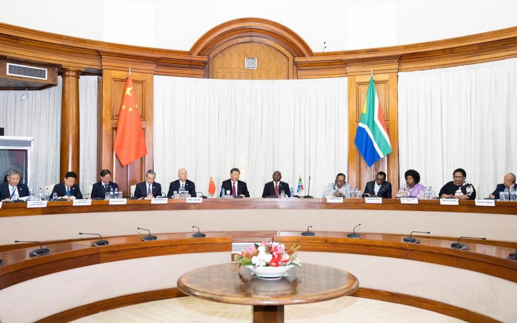 Си Цзиньпин и С. Рамафоса договорились содействовать дальнейшему развитию двустороннего стратегического партнерства в новую эпоху