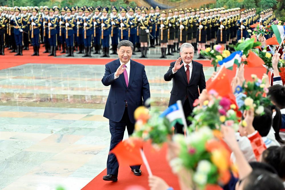 Китай и Узбекистан повысили двусторонние отношения до уровня всепогодного всеобъемлющего стратегического партнерства в новую эпоху