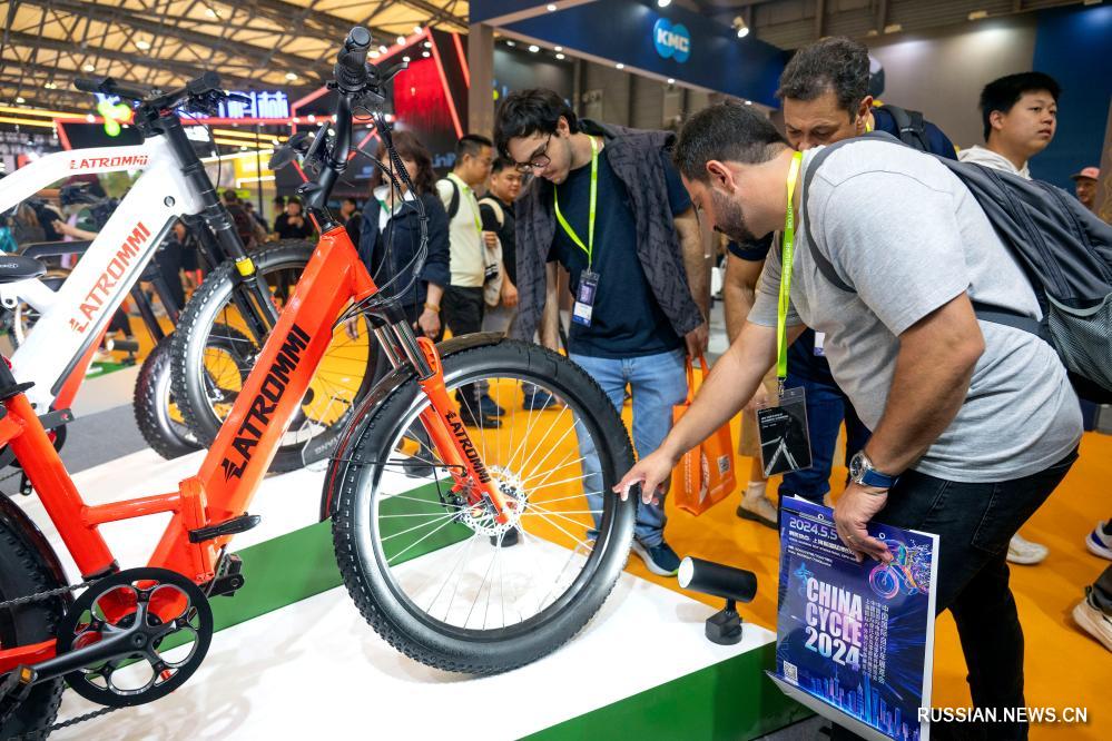 В Шанхае открылась Китайская международная выставка велосипедов 2024 года