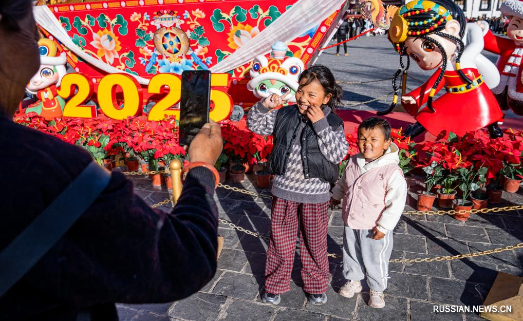 Празднование Чуньцзе в сицзанской Лхасе
